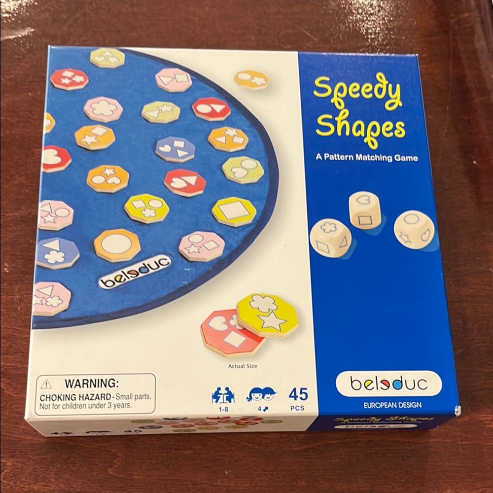 Speedy Shapes Pattern Matching Game, Ages 4-99, All Ages, 4 & Up
